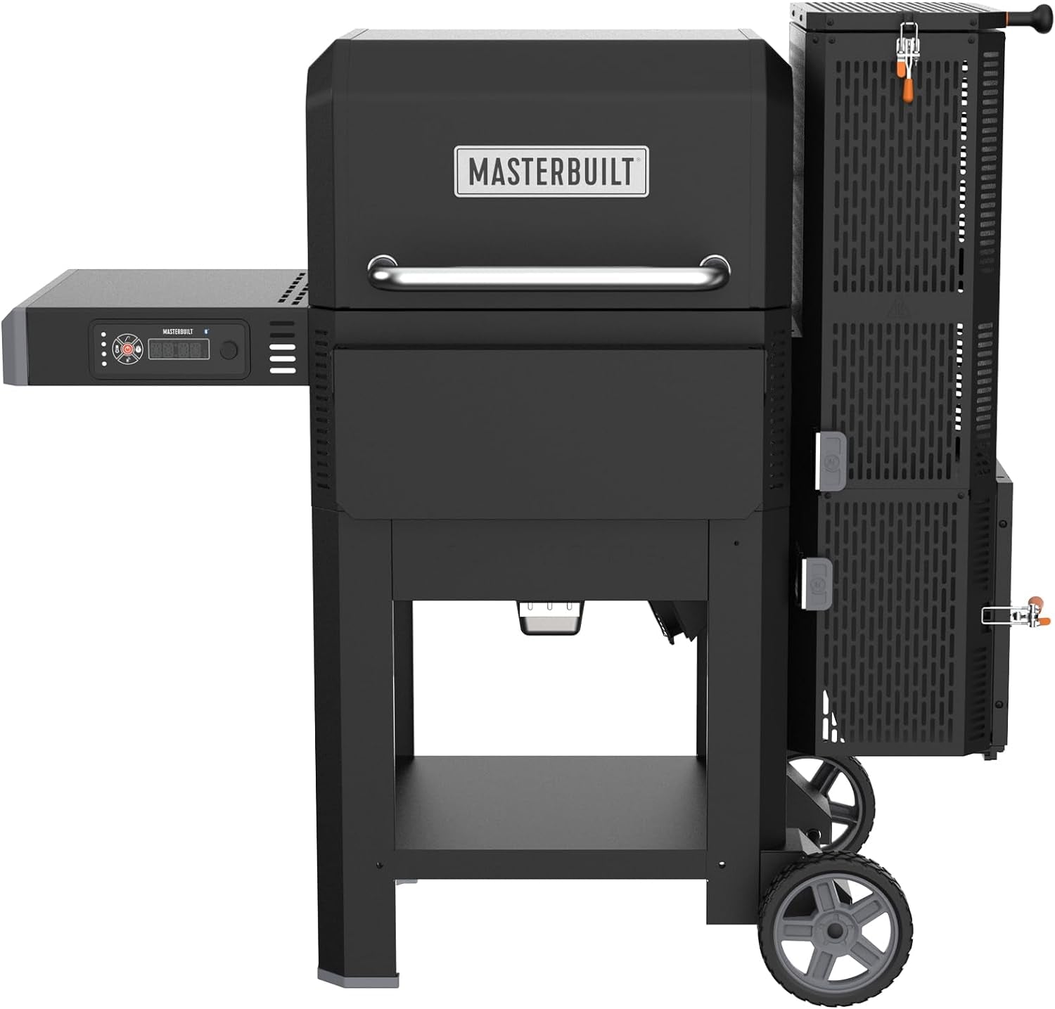 ® Gravity Series® 600 Digital Charcoal Grill and Smoker,Wifi Technology, Gravityfed™ Charcoal Hopper, 600 Cooking Sq. Inches, Reversible Smoke&Sear Cast Iron Grates, Black, Model MB20041023