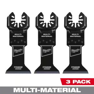 1-3/4 In. Titanium Bi-Metal Universal Fit Metal Cutting Multi-Tool Oscillating Blade (3-Pack)