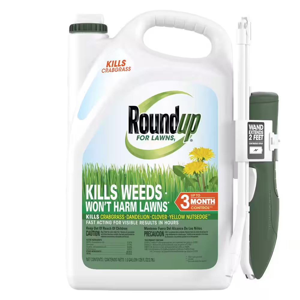 1 Gal. for Lawns, Ready-To-Use with Extend Wand, Tough Weed Killer for Use on Northern Grasses