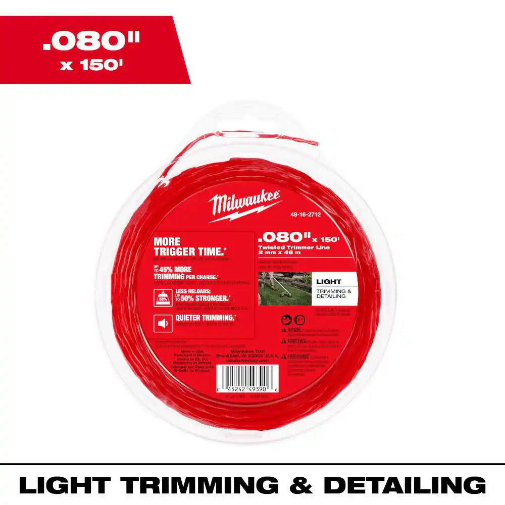 0.080 In. X 150 Ft. Trimmer Line