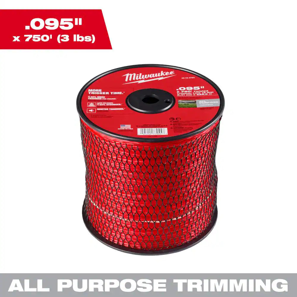 0.095 In. X 750 Ft. Trimmer Line Spool