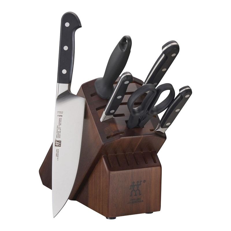 Zwilling Pro 7-Pc Acacia Knife Block Set