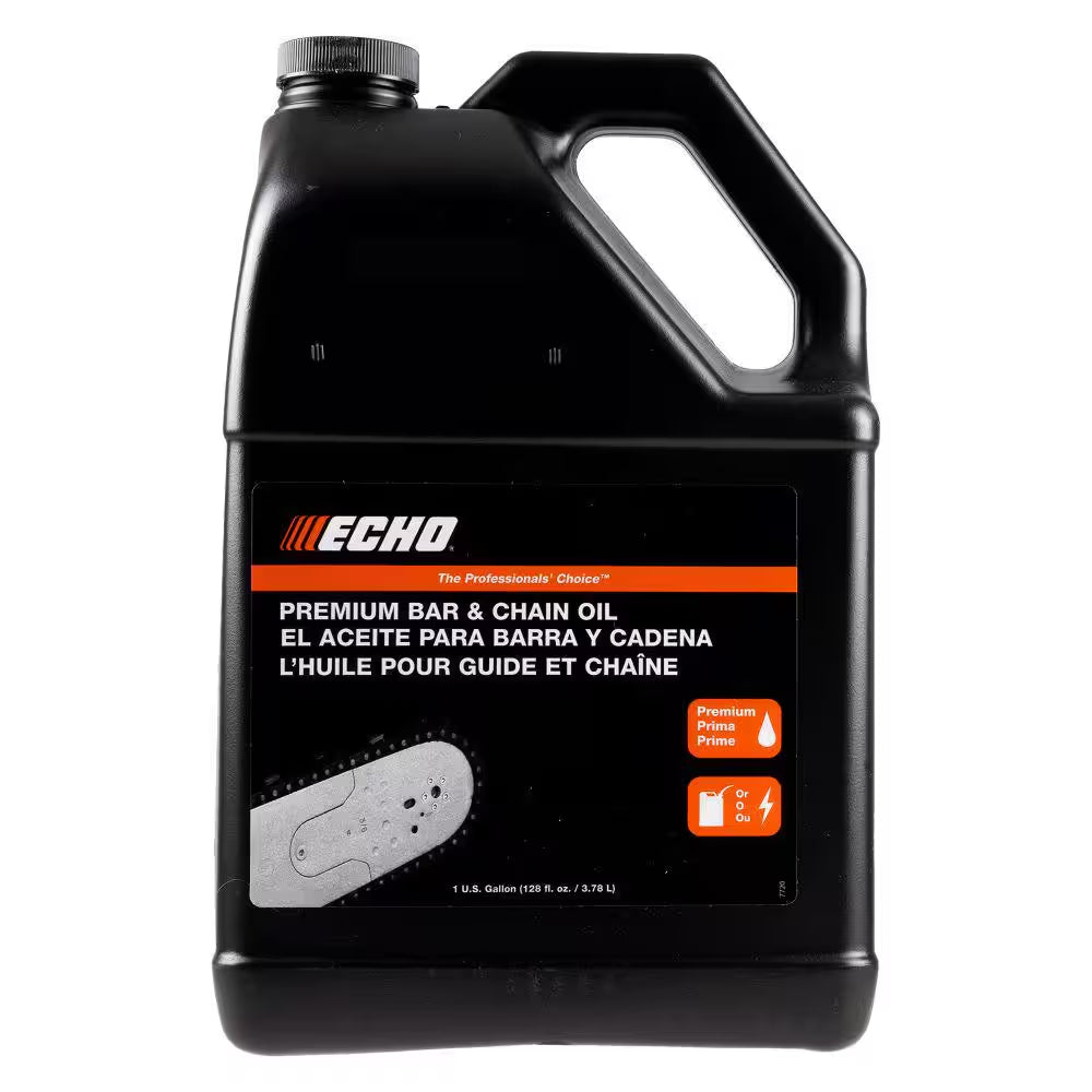 1 Gallon Premium Bar and Chain Oil for Gas or Battery Chainsaws and Pole Pruning Saws